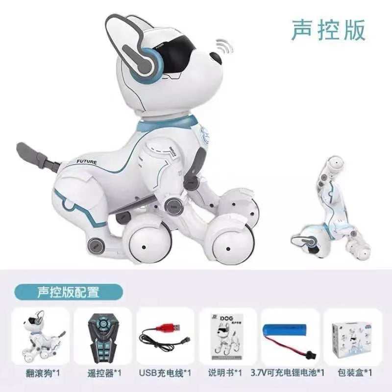 Remote Control Robot Dog Programming LEIDY Dog Simulation Walking Children's Toy Voice-Controlled Dog Toy