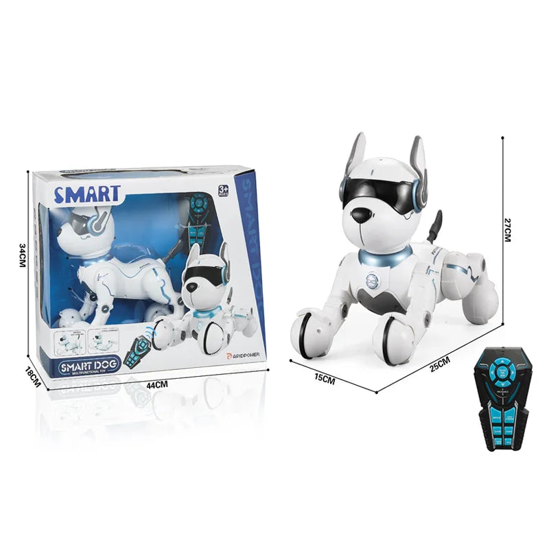 Remote Control Robot Dog Programming LEIDY Dog Simulation Walking Children's Toy Voice-Controlled Dog Toy