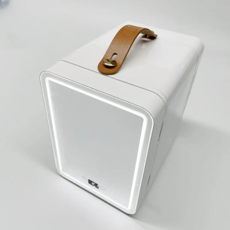 4L Small Car Refrigerator Mini Makeup Fridge Cooler Hot Cold Dual Use For Home Truck Car Freezer Food Beer Water