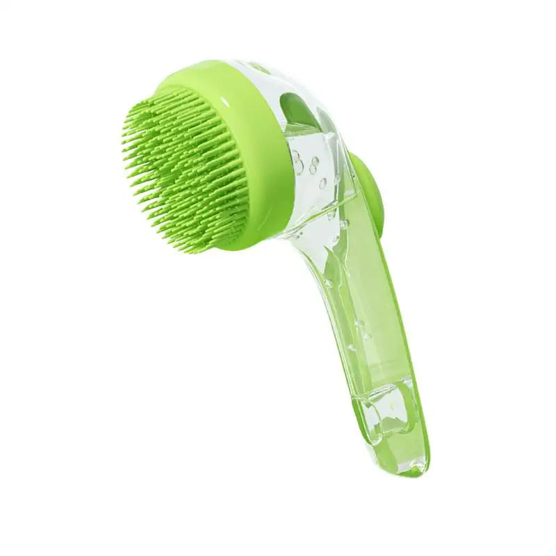Pet Bath Brush Dog Brush For Shedding Gentle Scrub Massager With Soap Dispenser Portable Washer Tool For Shower Massage Bathtub